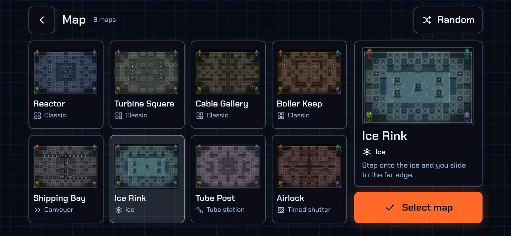 Map select