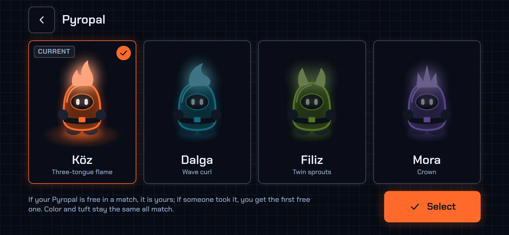 Pick your Pyropal